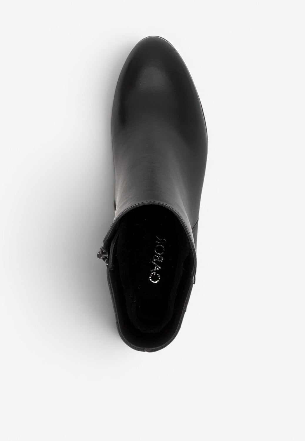 DAMES BOOTS+KORT LAARS-Zwart leer