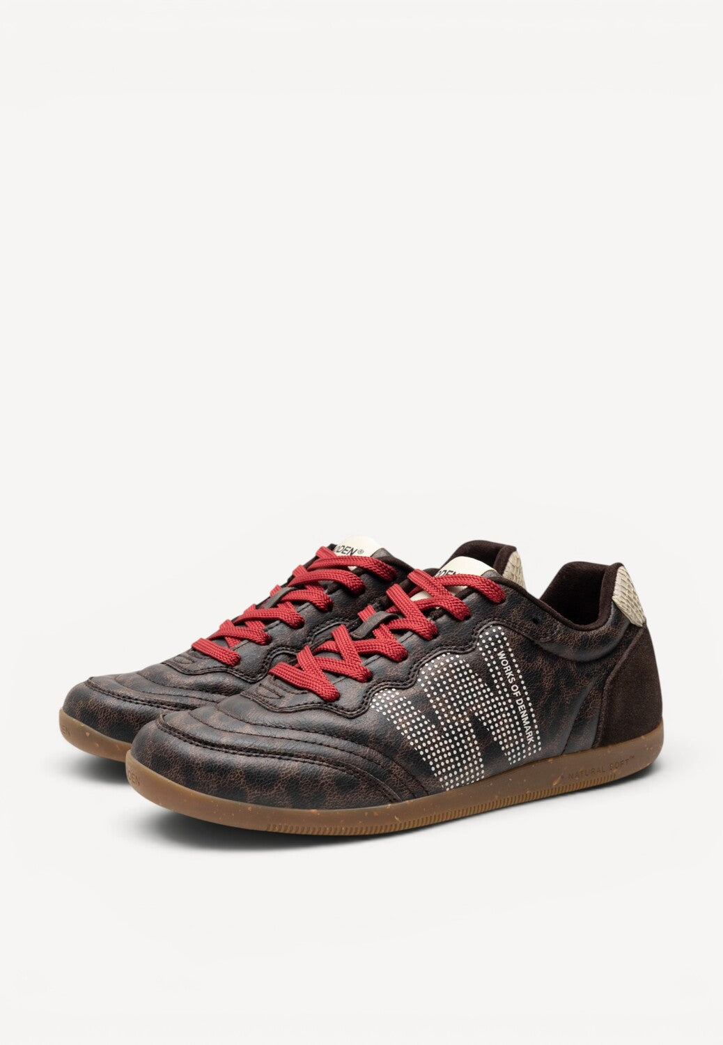 DAMES SPORTIEVE VETERSCHO-Bruin combi kleur