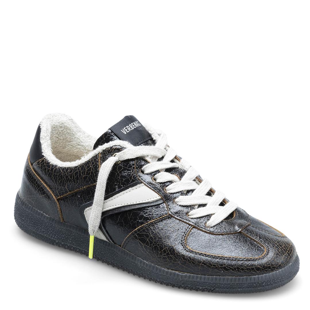 DAMES SPORTIEVE VETERSCHO-Zwart leer