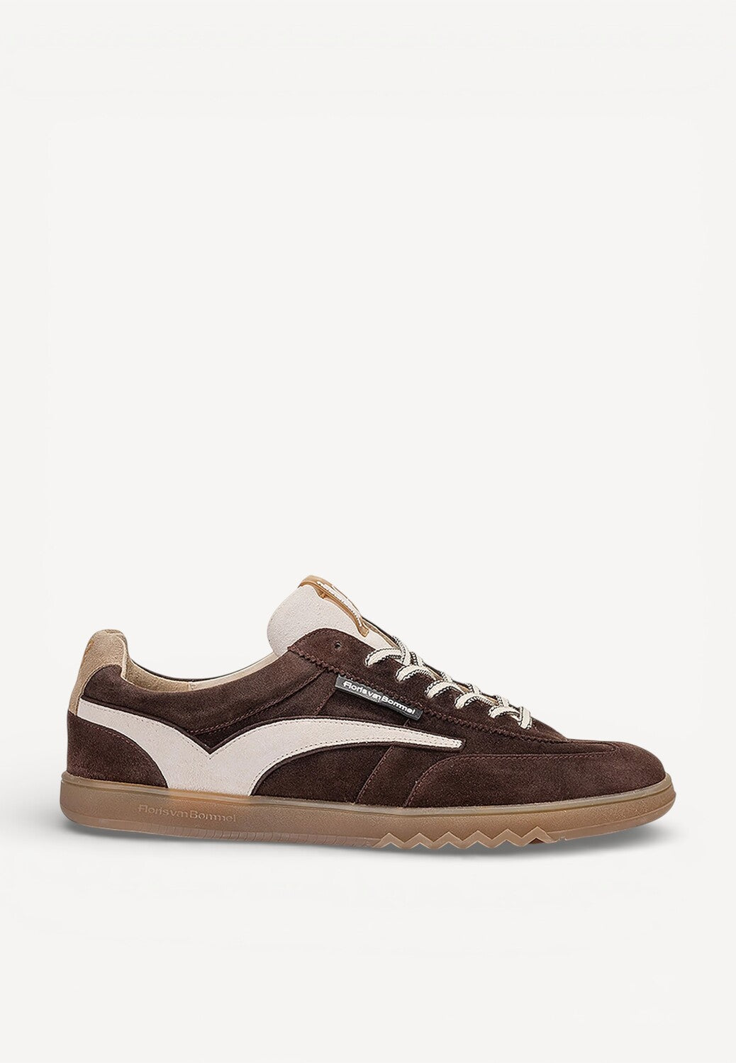 Heren veterschoenen-Bruin suède