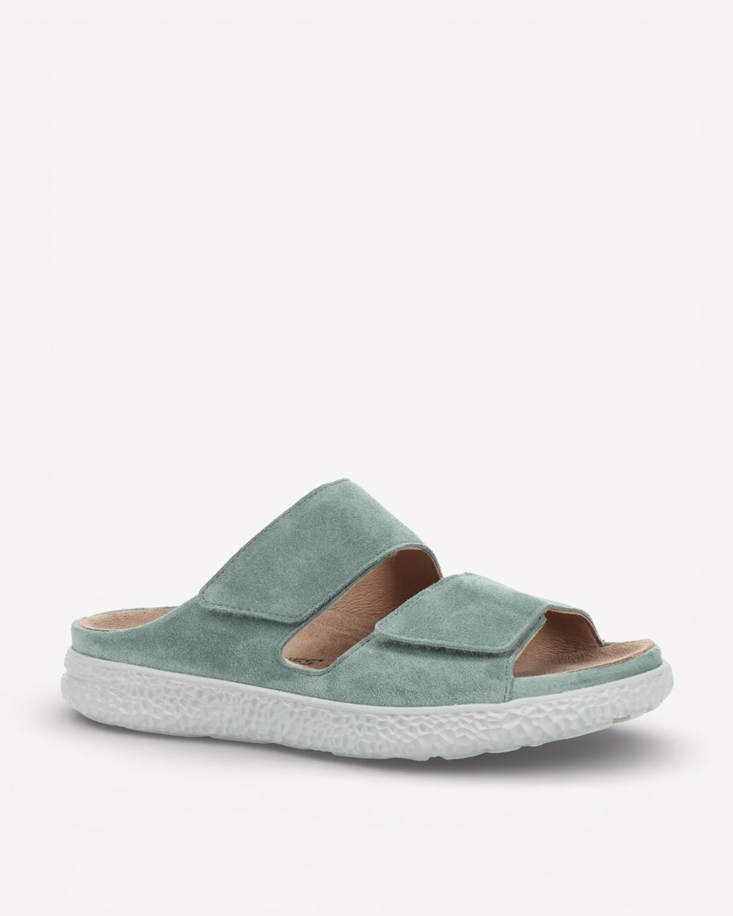 DAMES OPEN SCHOENEN-Groen suède/nubuck