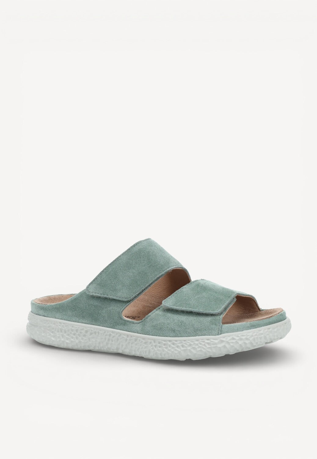 DAMES OPEN SCHOENEN-Groen suède/nubuck
