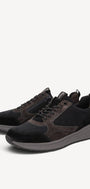 Heren veterschoenen-Blauw combi kleur