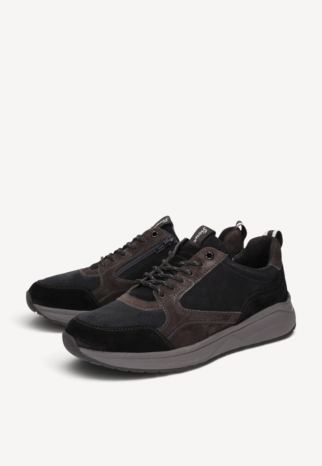 Heren veterschoenen-Blauw combi kleur