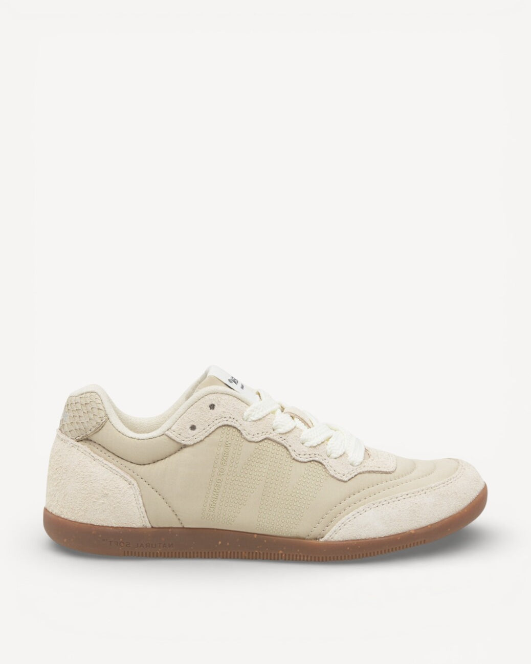 DAMES SPORTIEVE VETERSCHO-Beige suède/nubuck