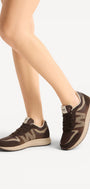 DAMES SPORTIEVE VETERSCHO-Bruin combi kleur