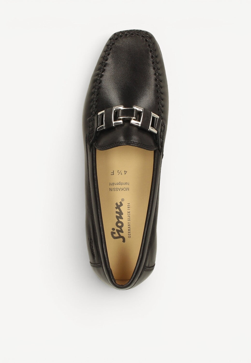 DAMES INSTAPSCHOENEN-Zwart leer