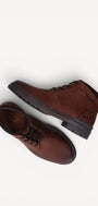 Heren boots-Bruin leer