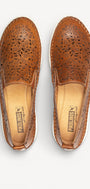 DAMES INSTAPSCHOENEN-Bruin leer