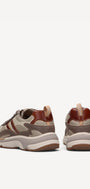 Heren veterschoenen-Beige suède/nubuck