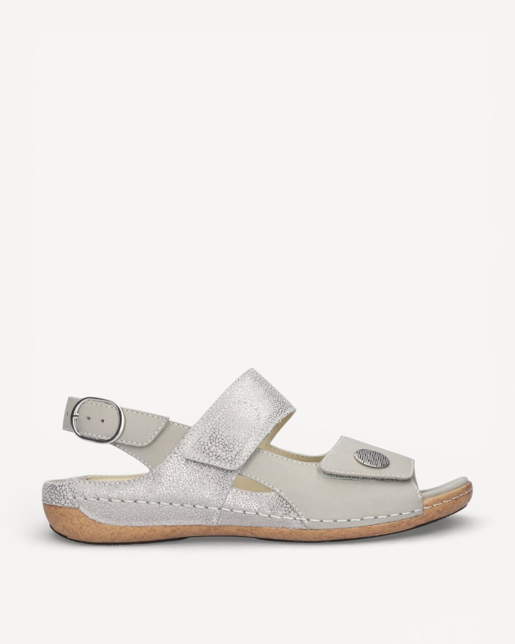 DAMES OPEN SCHOENEN-Grijs suède