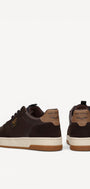 Heren veterschoenen-Bruin suède