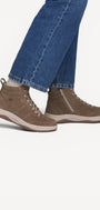 DAMES SPORTIEVE VETERSCHO-Beige suède/nubuck