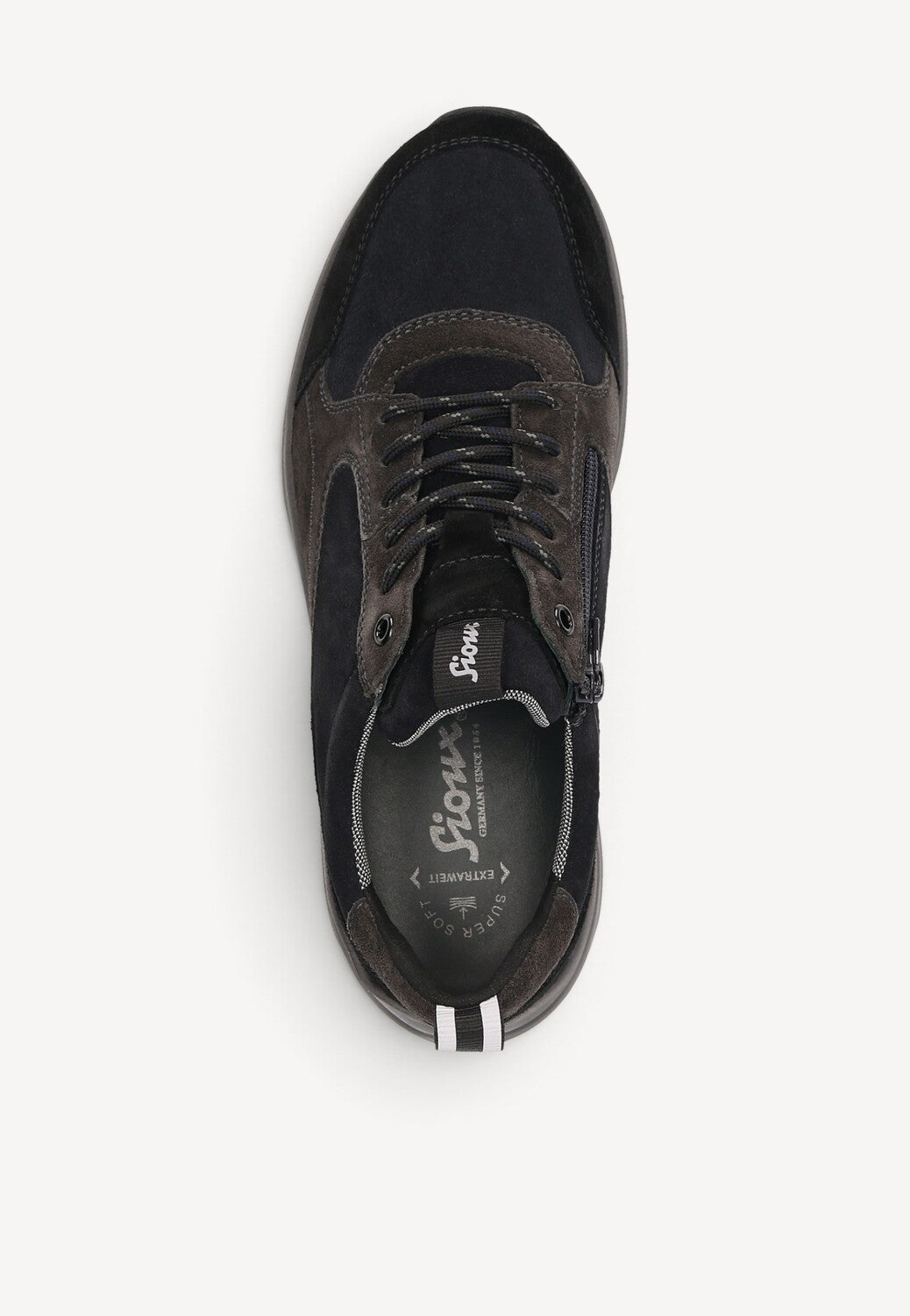 Heren veterschoenen-Blauw combi kleur