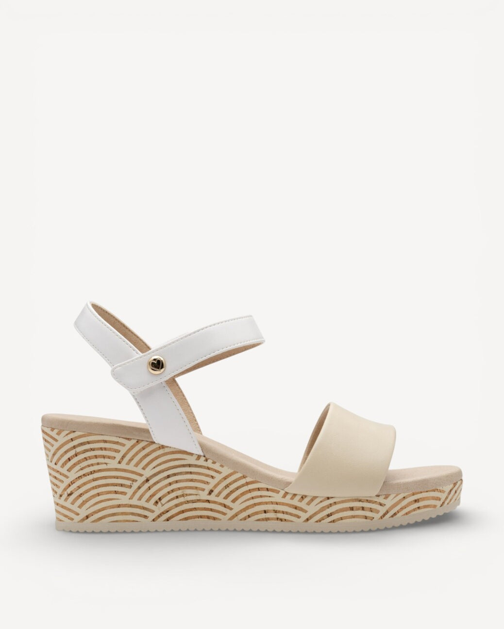 DAMES OPEN SCHOENEN-Beige suède/nubuck