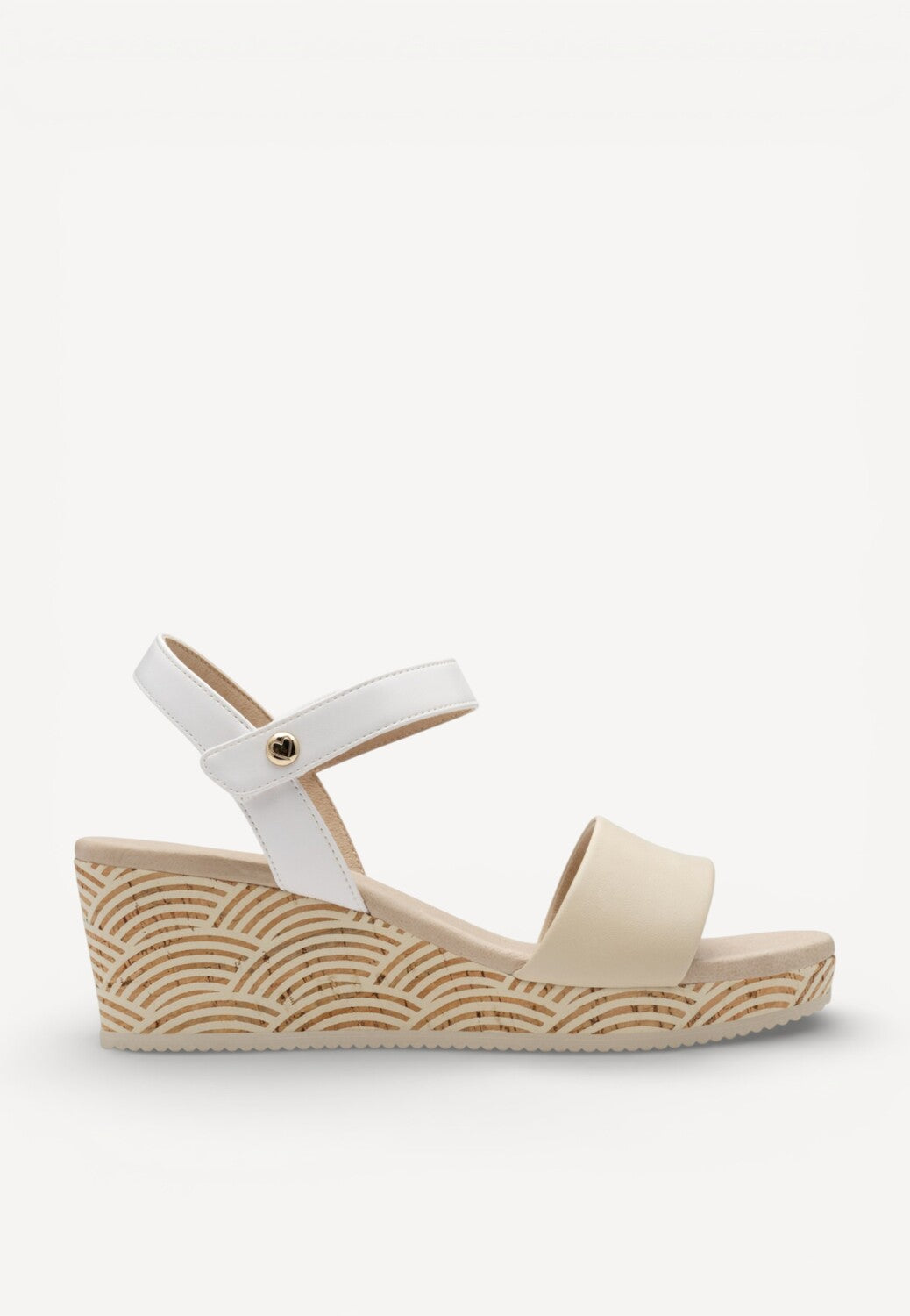 DAMES OPEN SCHOENEN-Beige suède/nubuck
