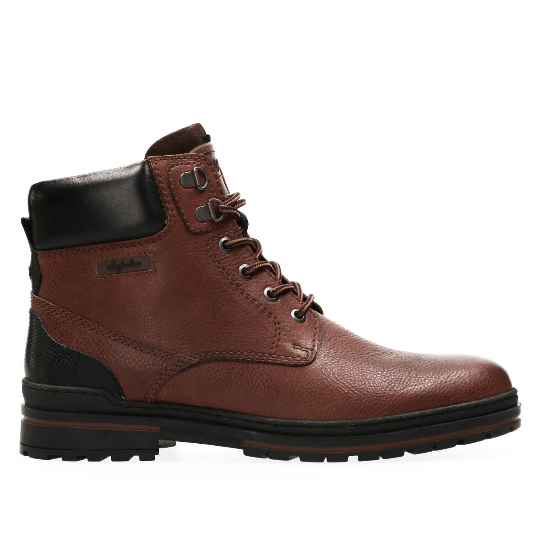 Heren boots-Bruin leer