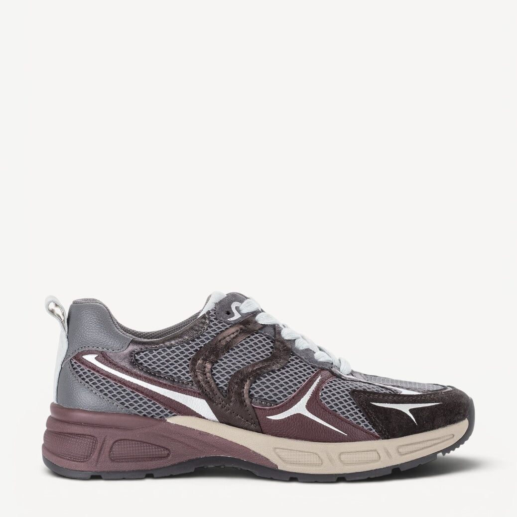 DAMES SPORTIEVE VETERSCHO-Bruin combi kleur