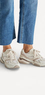 DAMES SPORTIEVE VETERSCHO-Beige combi kleur