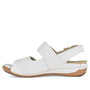 DAMES OPEN SCHOENEN-Wit leer