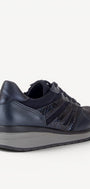 DAMES SPORTIEVE VETERSCHO-Blauw leer