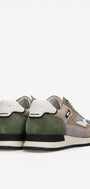 Heren veterschoenen-Beige combi kleur