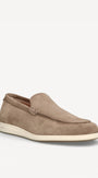 Heren instapper-Beige suède/nubuck