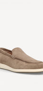 Heren instapper-Beige suède/nubuck