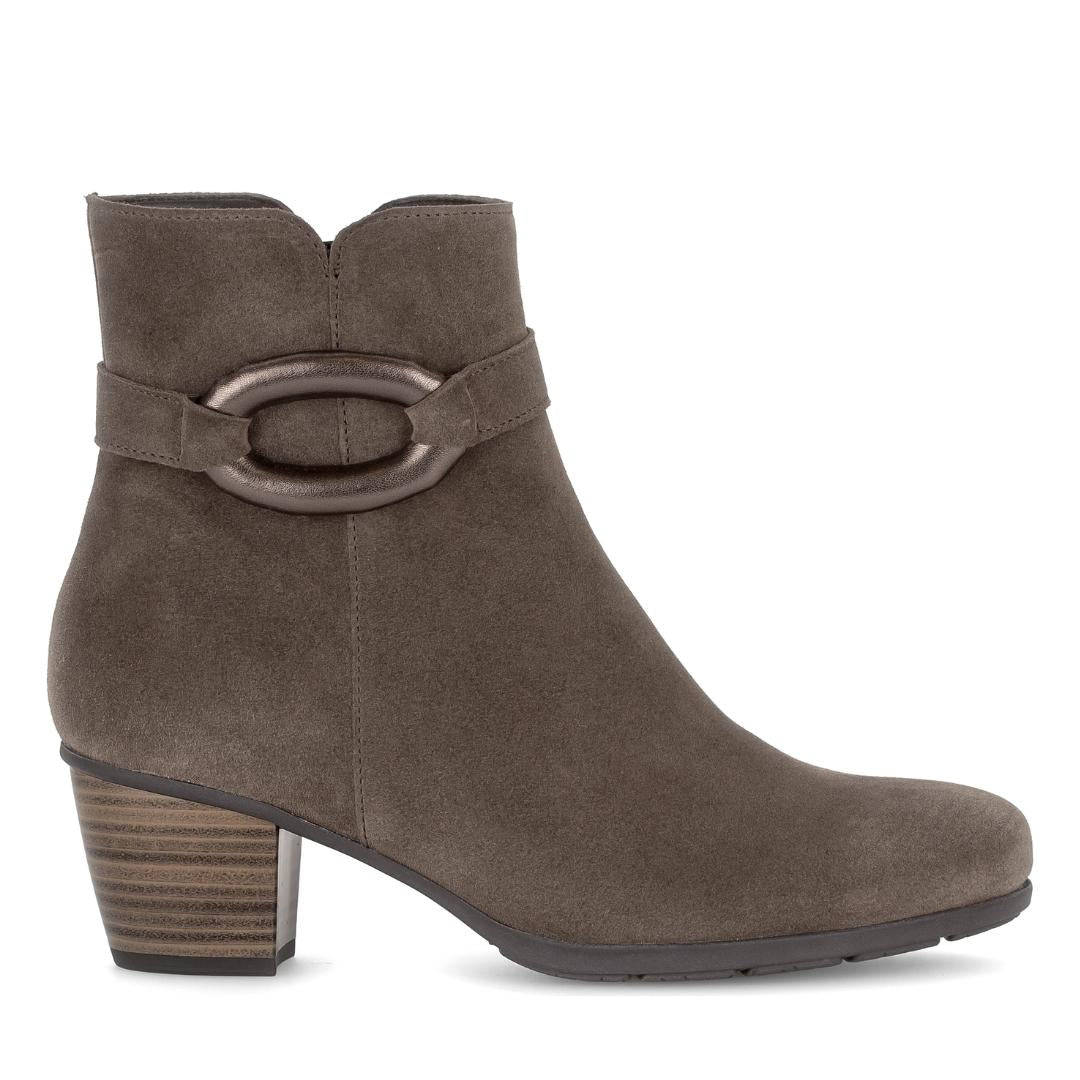 DAMES BOOTS+KORT LAARS-Bruin suède