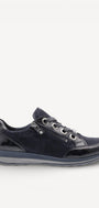 DAMES SPORTIEVE VETERSCHO-Blauw suède/nubuck