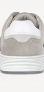 Heren veterschoenen-Beige suède/nubuck