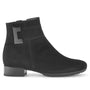 DAMES BOOTS+KORT LAARS-Zwart suède