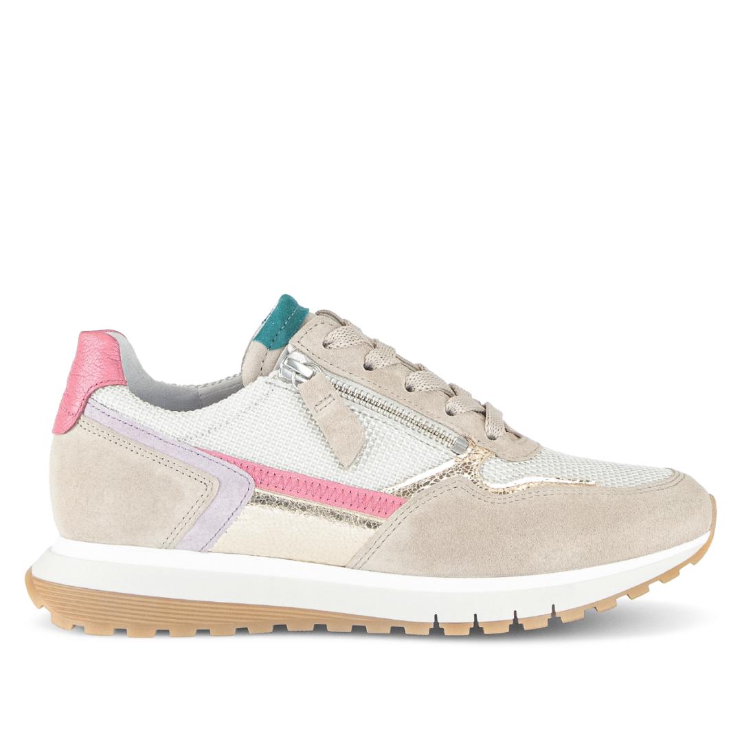 DAMES SPORTIEVE VETERSCHO-Beige suède/nubuck