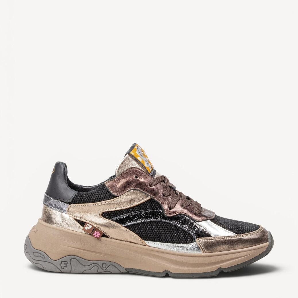 DAMES SPORTIEVE VETERSCHO-Brons combi kleur