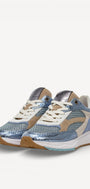 DAMES SPORTIEVE VETERSCHO-Blauw combi kleur