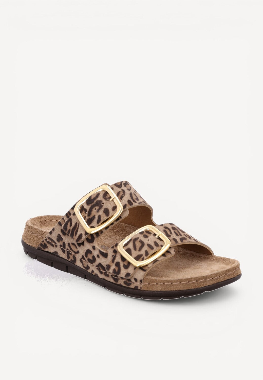 DAMES OPEN SCHOENEN-Bruin suède