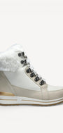 DAMES SPORTIEVE VETERSCHO-Beige leer