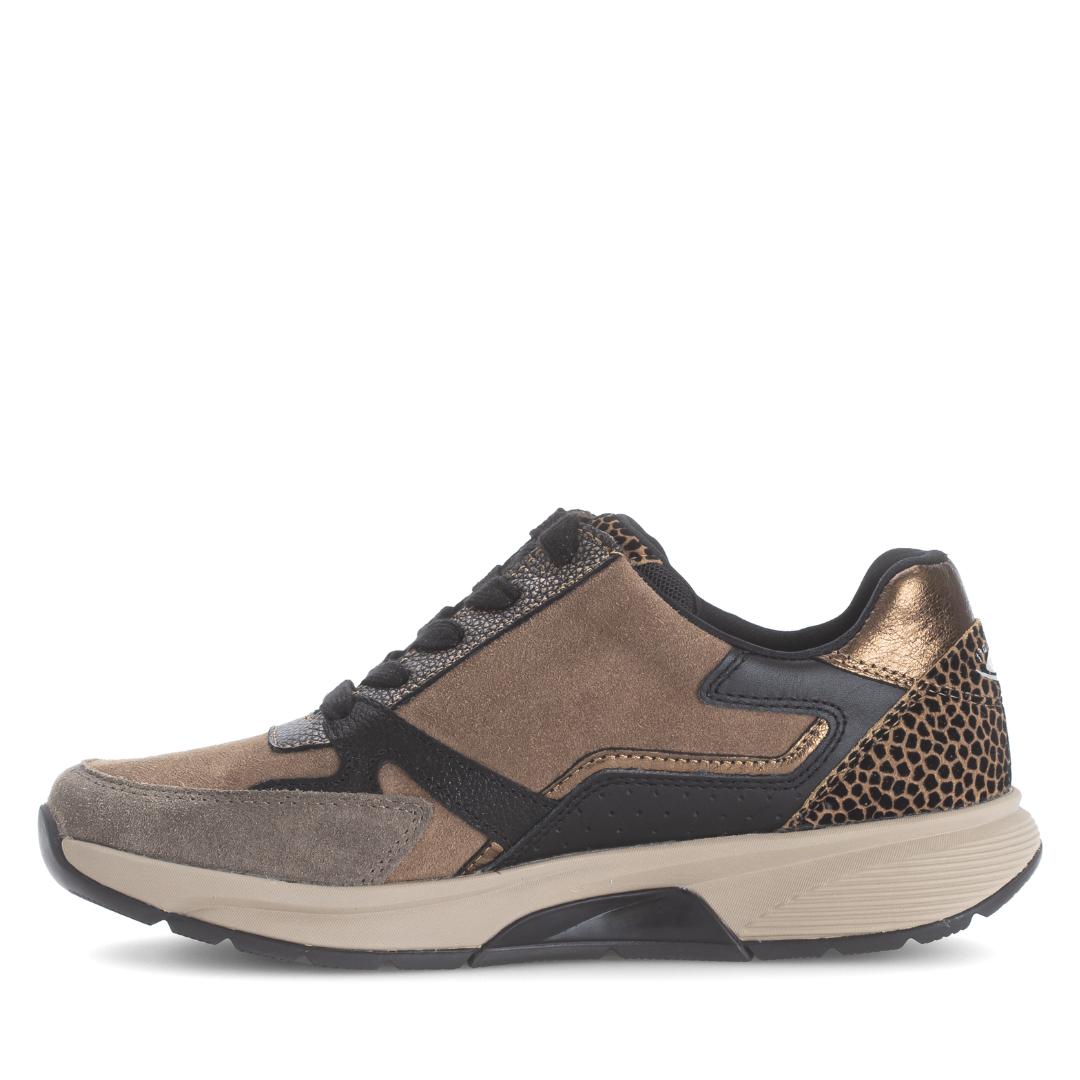 DAMES SPORTIEVE VETERSCHO-Bruin combi kleur