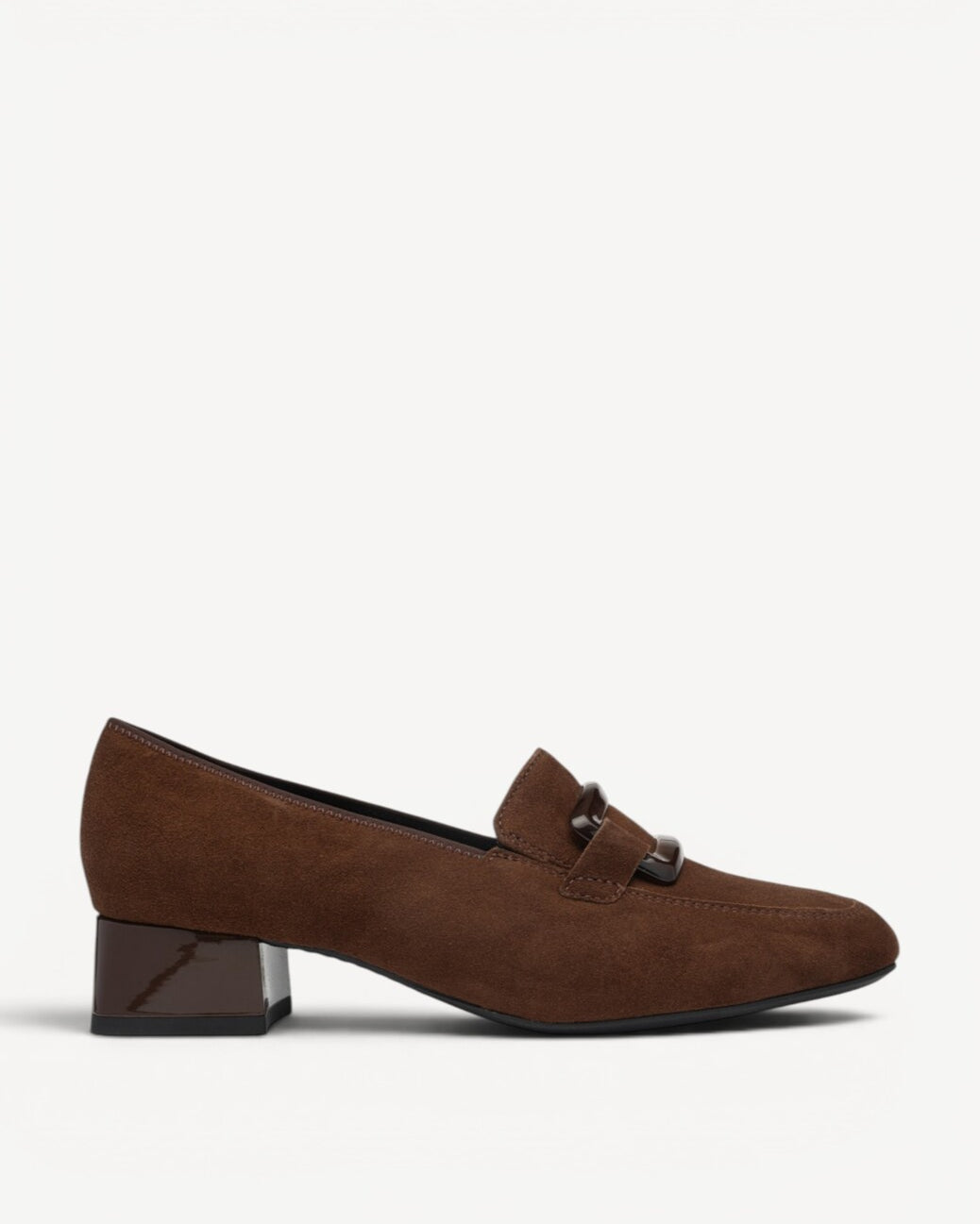 BALLERINAS + PUMPS-Bruin suède