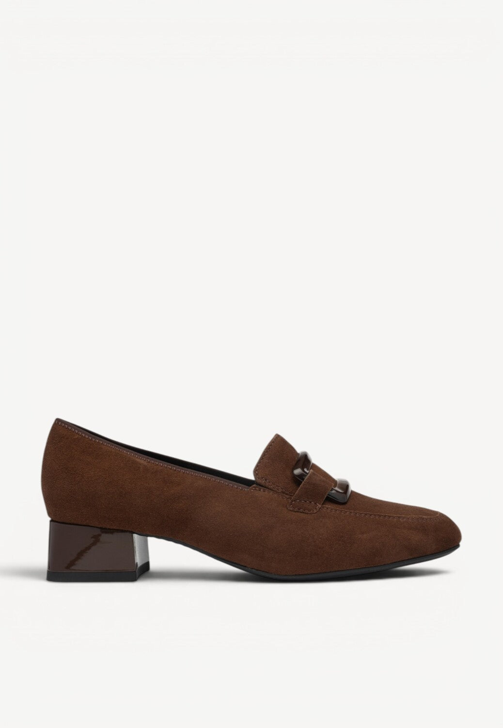BALLERINAS + PUMPS-Bruin suède