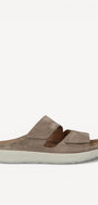 DAMES OPEN SCHOENEN-Beige suède/nubuck