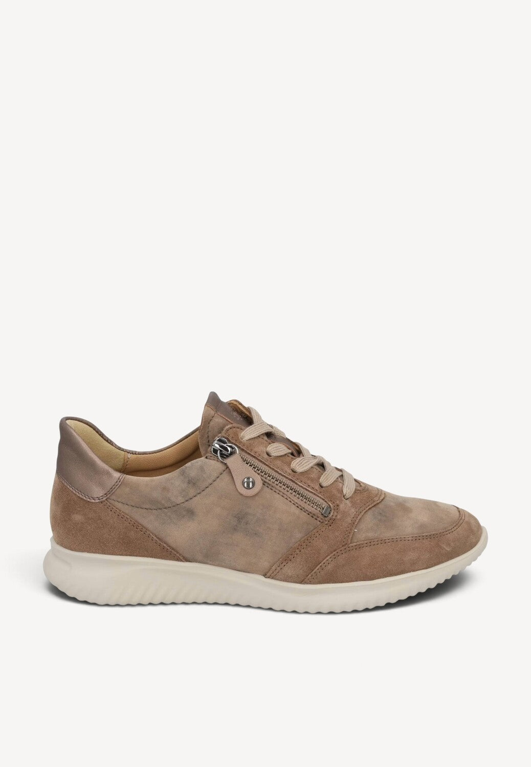 DAMES SPORTIEVE VETERSCHO-Beige suède/nubuck