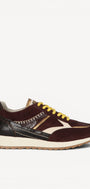 DAMES SPORTIEVE VETERSCHO-Bruin combi kleur