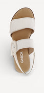 DAMES OPEN SCHOENEN-Zilver combi kleur
