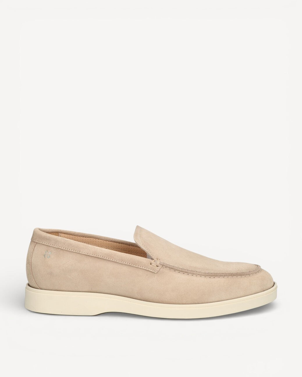 Heren instapper-Beige suède/nubuck
