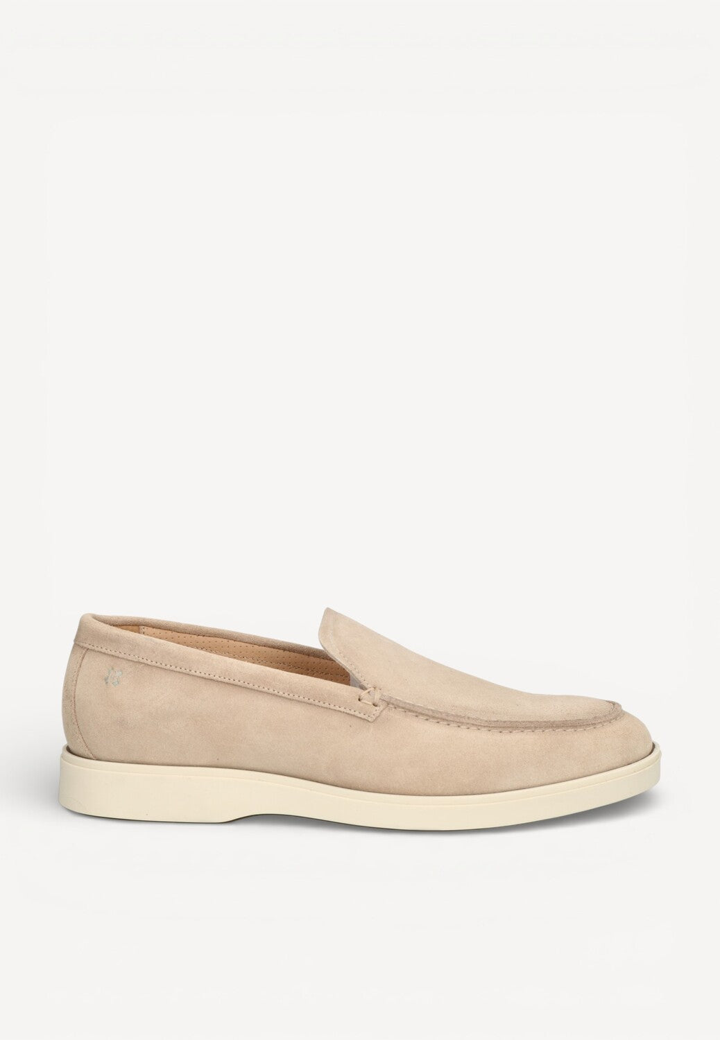 Heren instapper-Beige suède/nubuck
