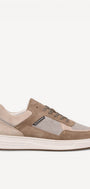 Heren veterschoenen-Bruin combi kleur