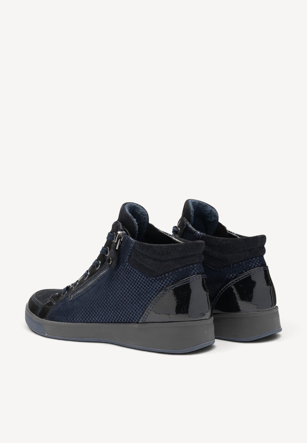 DAMES SPORTIEVE VETERSCHO-Blauw suède/nubuck