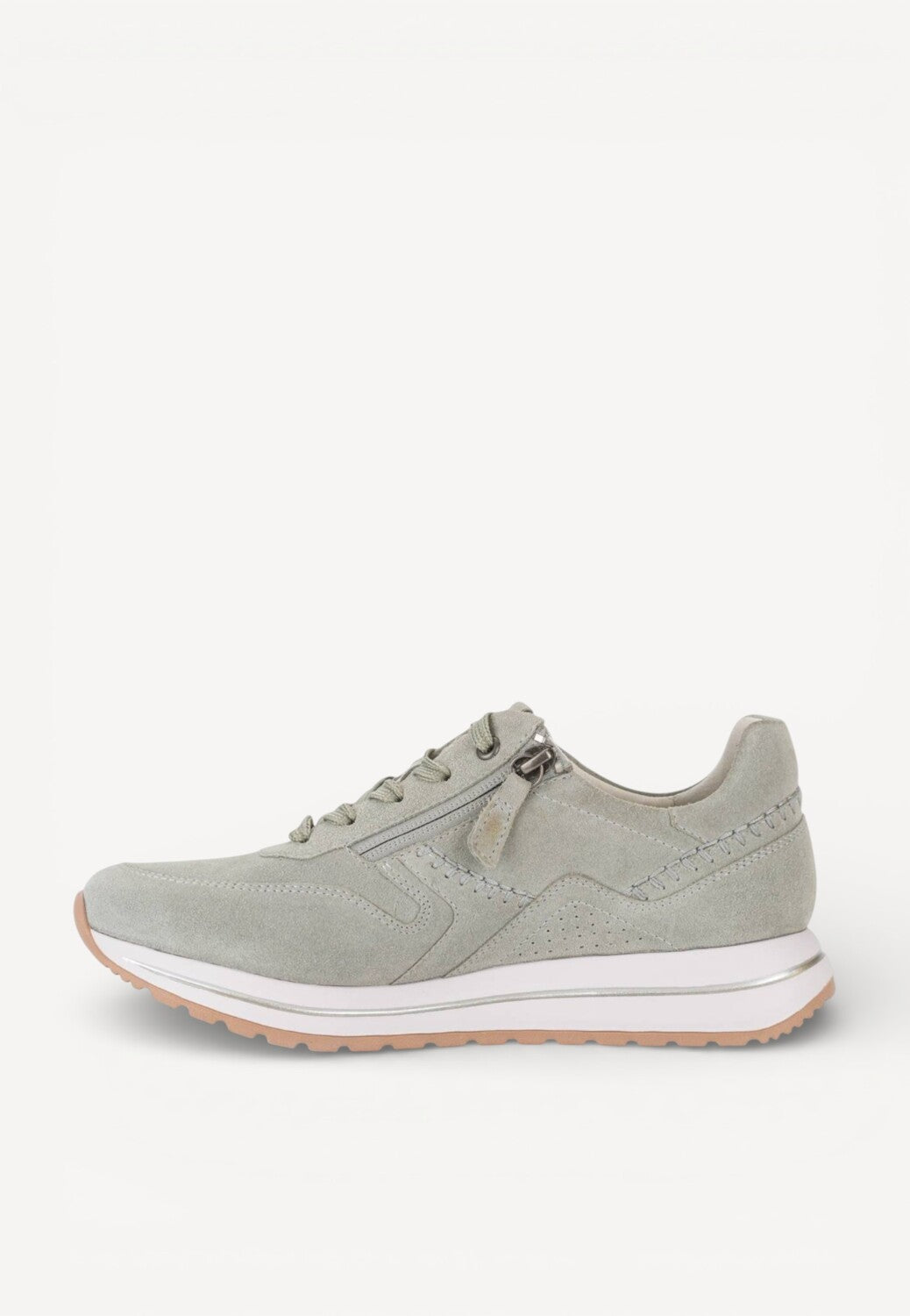 DAMES SPORTIEVE VETERSCHO-Groen suède/nubuck