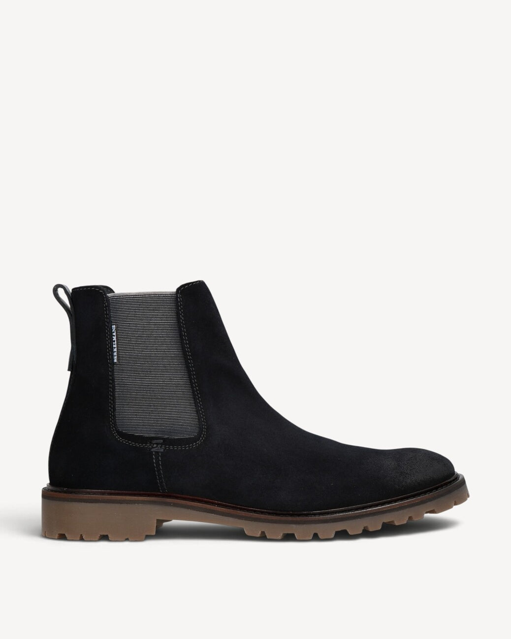 Heren boots-Blauw suède/nubuck